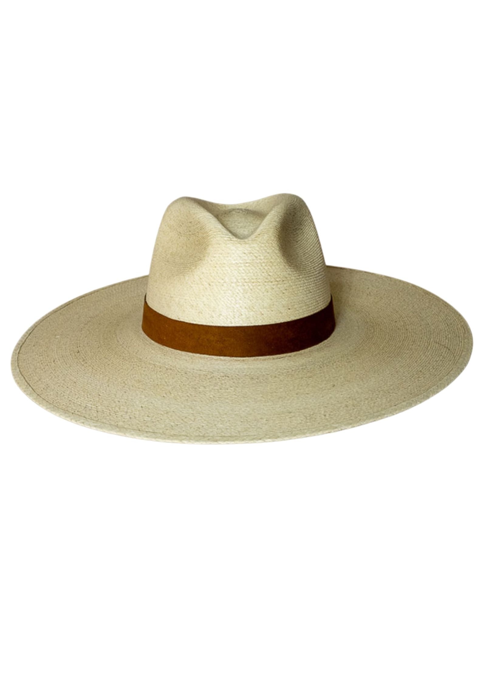 chapeau de paille été pour femme Bahia Natural sur fond blanc